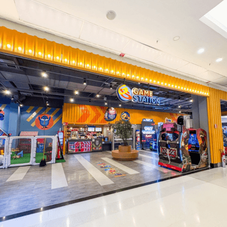 Logo da loja game station