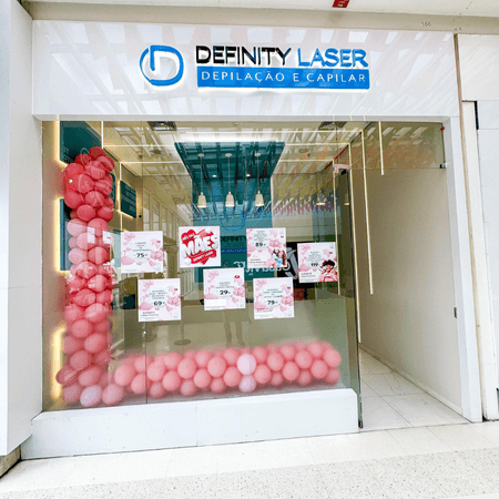 Imagem de interna da loja definity laser