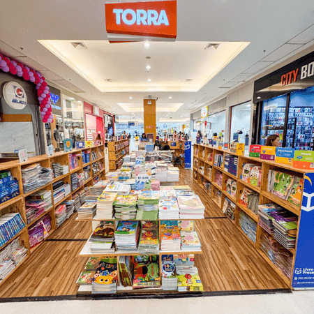 Logo da loja feira livro presente