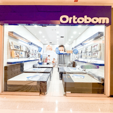 Logo da loja colchões ortobom