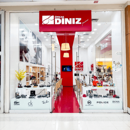 Logo da loja óticas diniz
