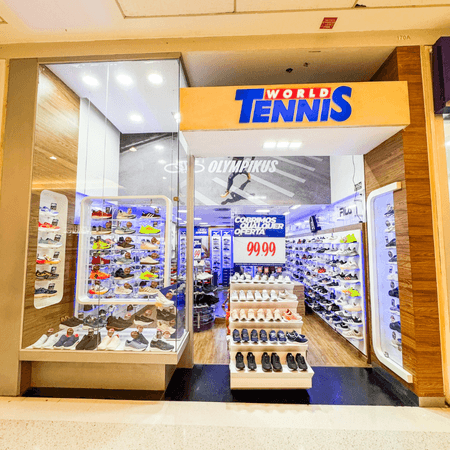 Logo da loja world tennis
